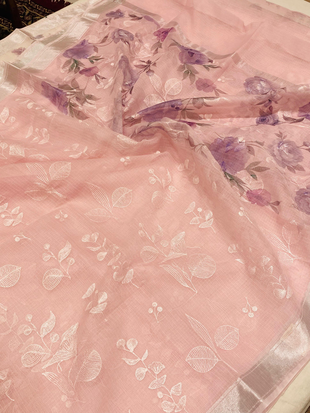 Semi Kota cotton saree