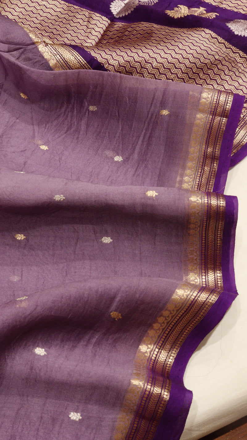 Pure Handloom Kora Silk Saree