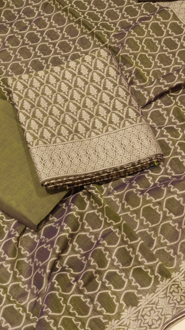 Jamdani Mul Cotton Suit Set