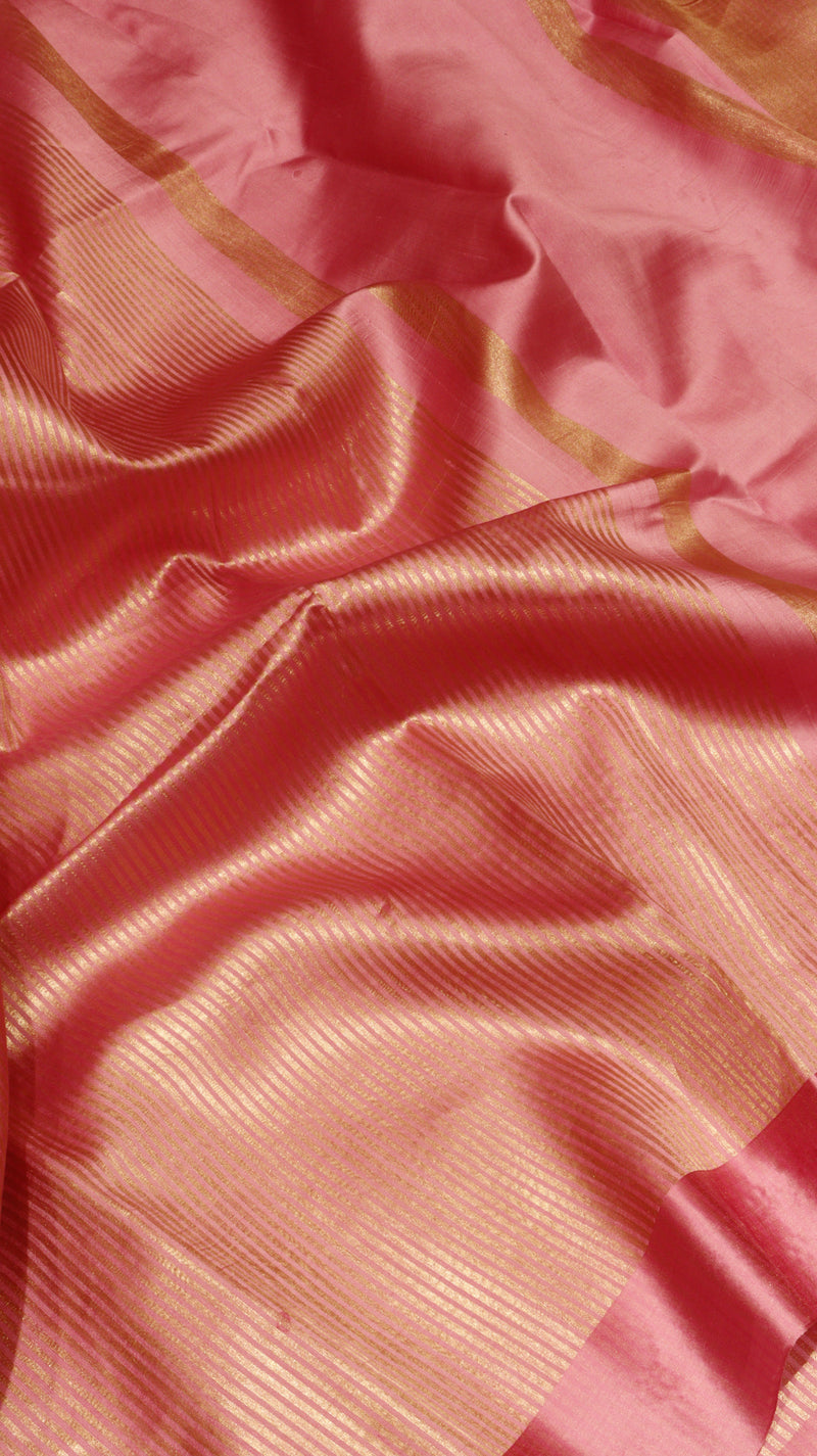 Striped Tissue Katan Silk Saree