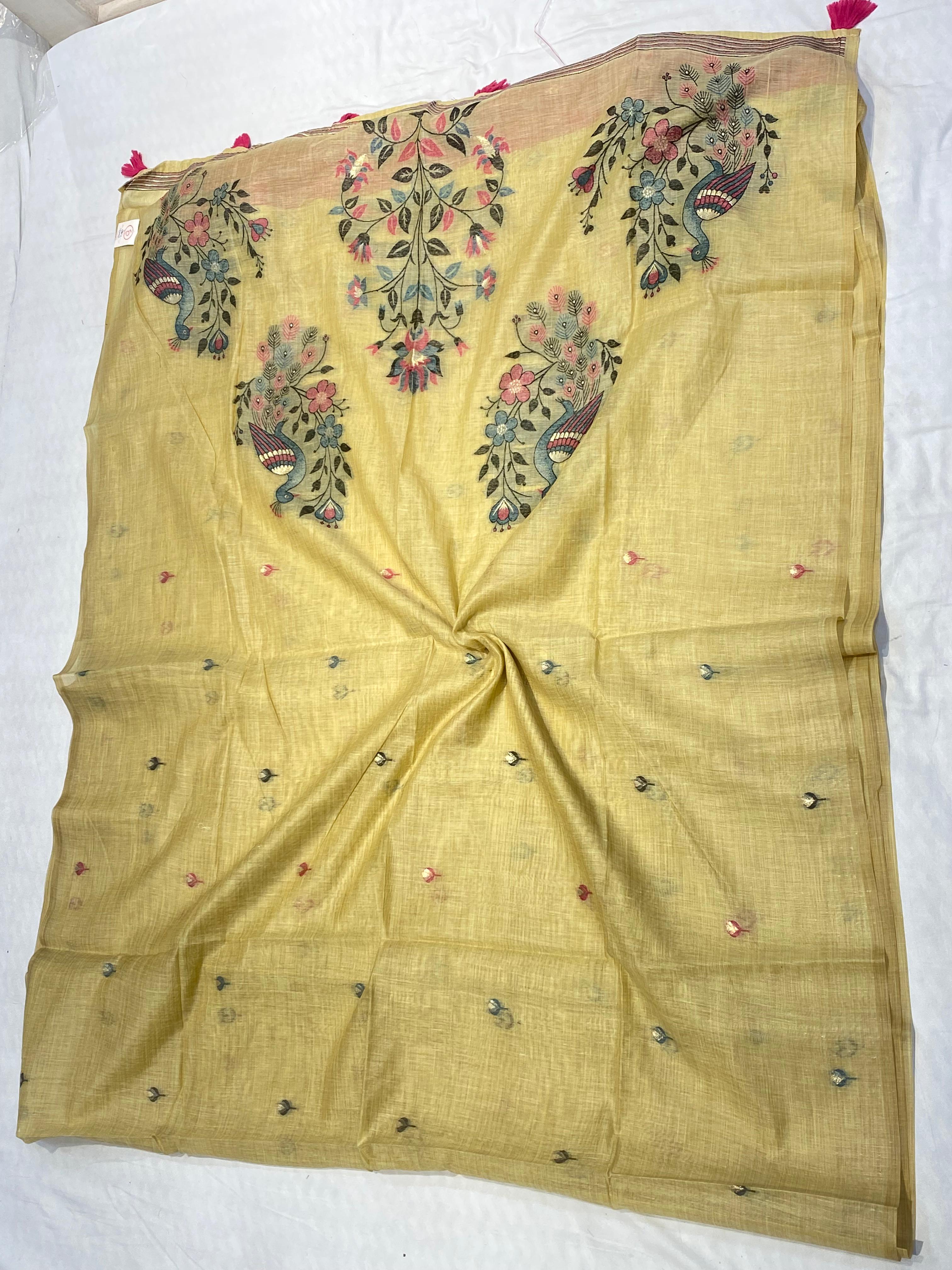 Semi Muslin Saree