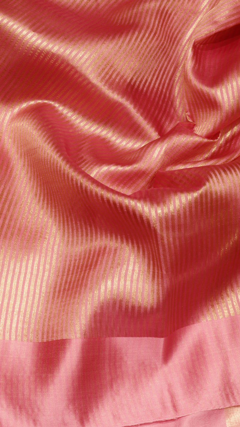 Striped Tissue Katan Silk Saree