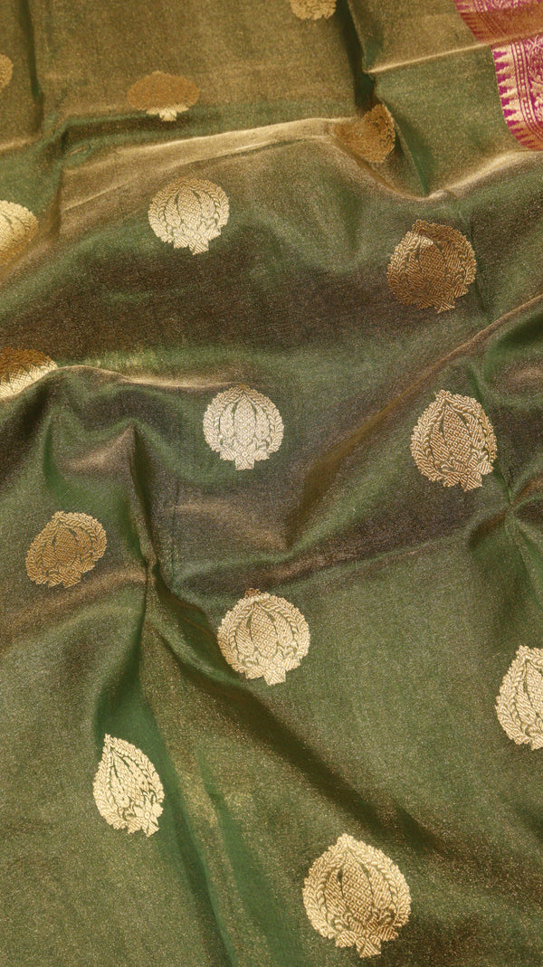 Pure Tissue Banarasi Saree - Satin Border