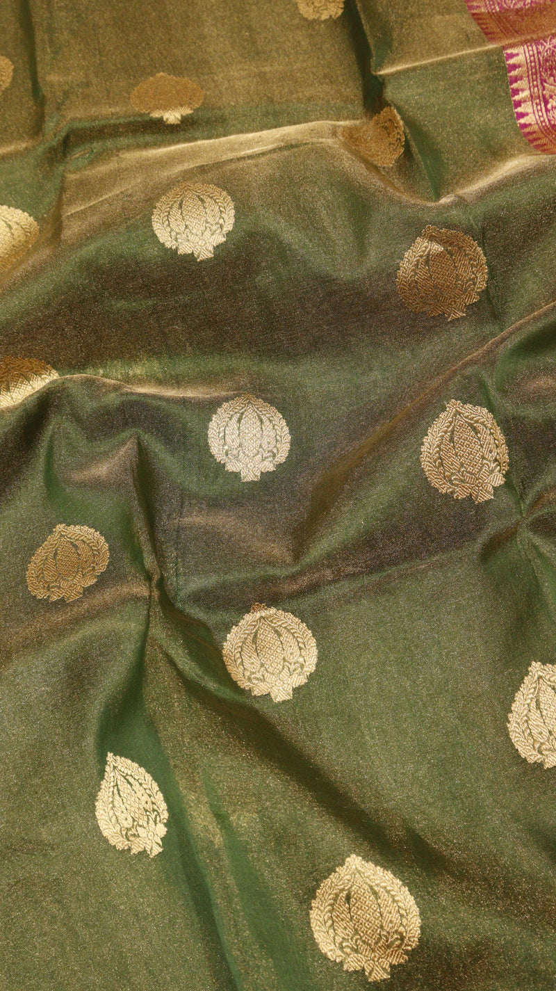 Pure Tissue Banarasi Saree - Satin Border