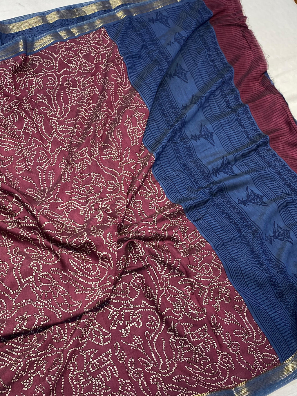 Semi Chiniya Saree