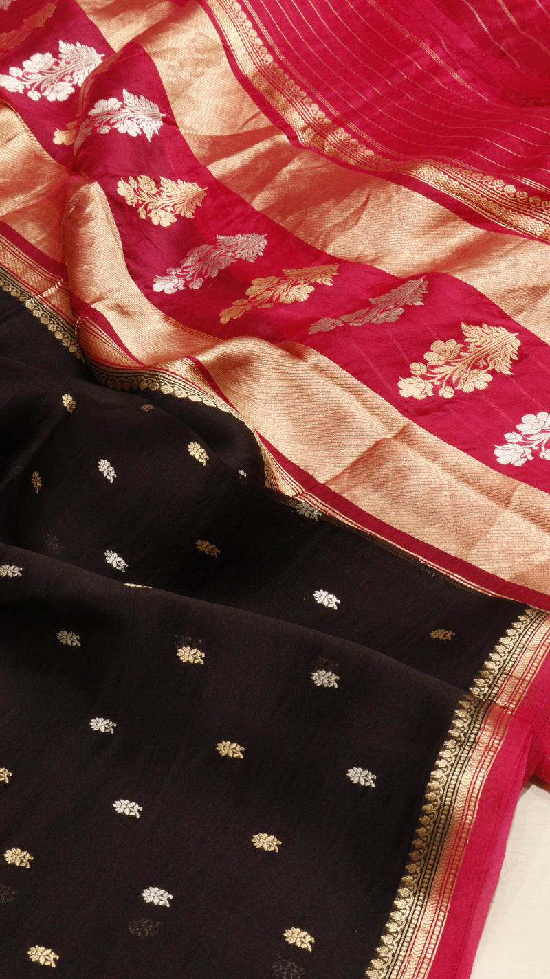 Pure Handloom Kora Silk Saree