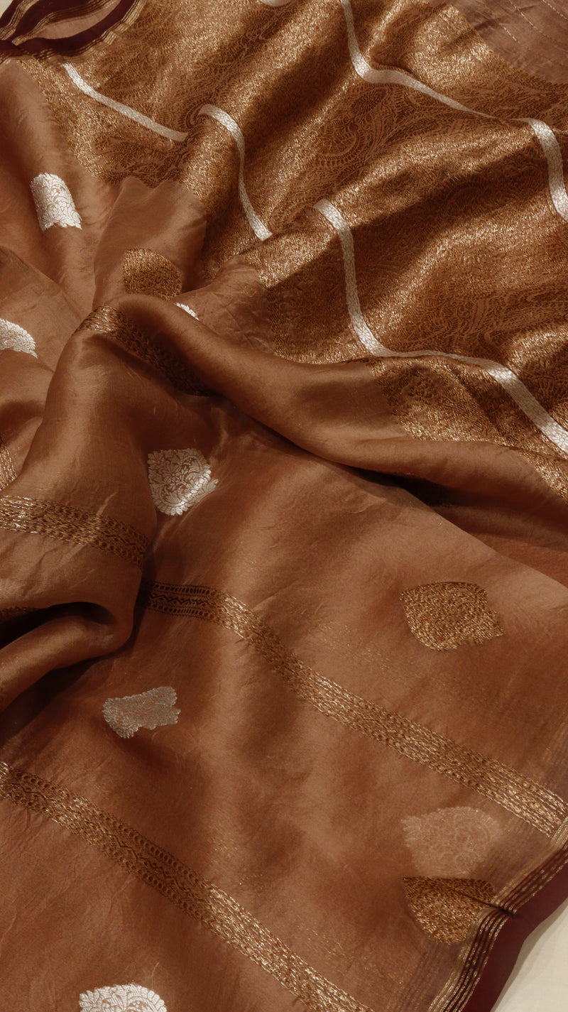 Pure Handloom Kora Silk Saree