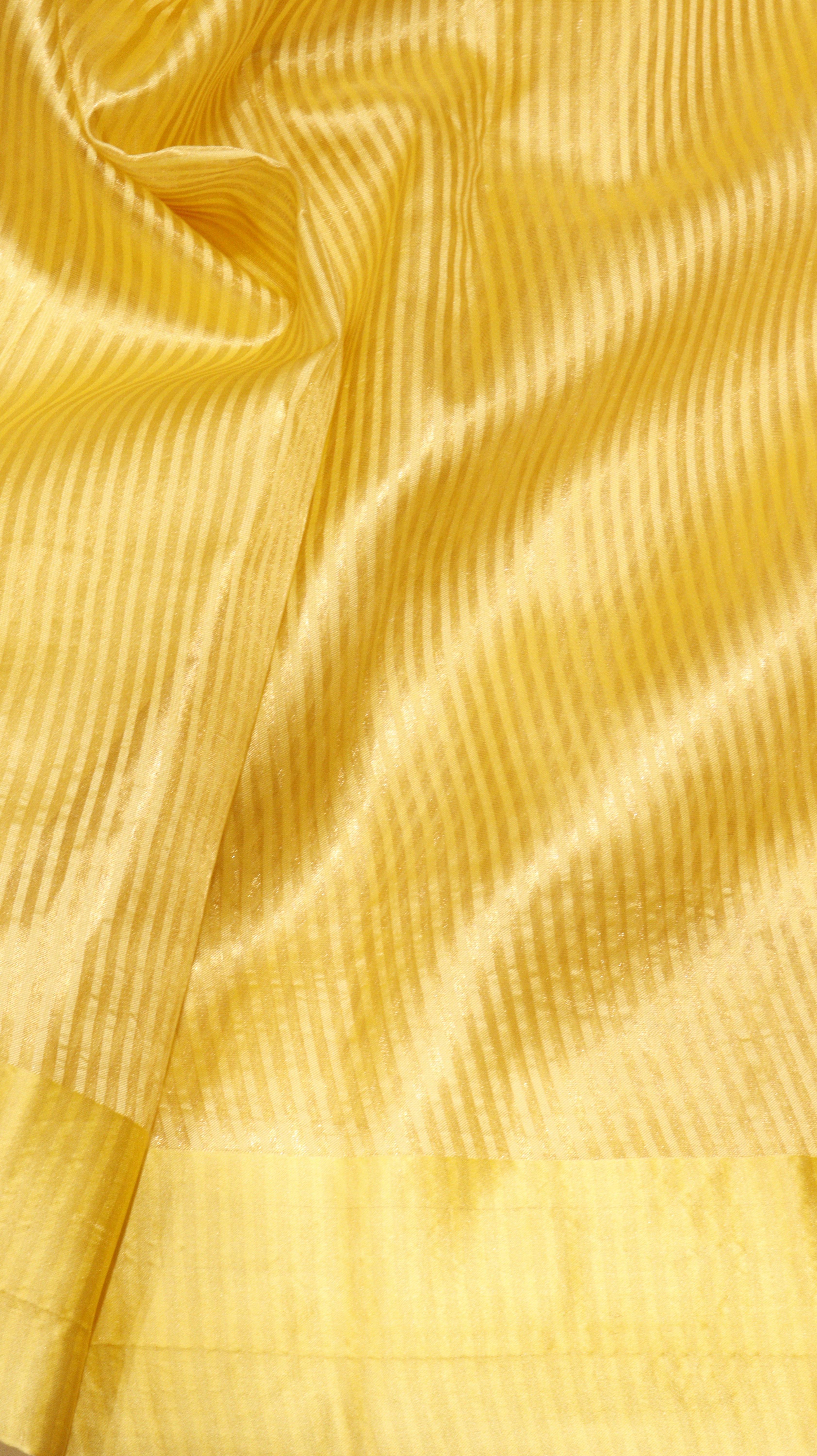 Pre-Order : Striped Tissue Katan Silk Saree
