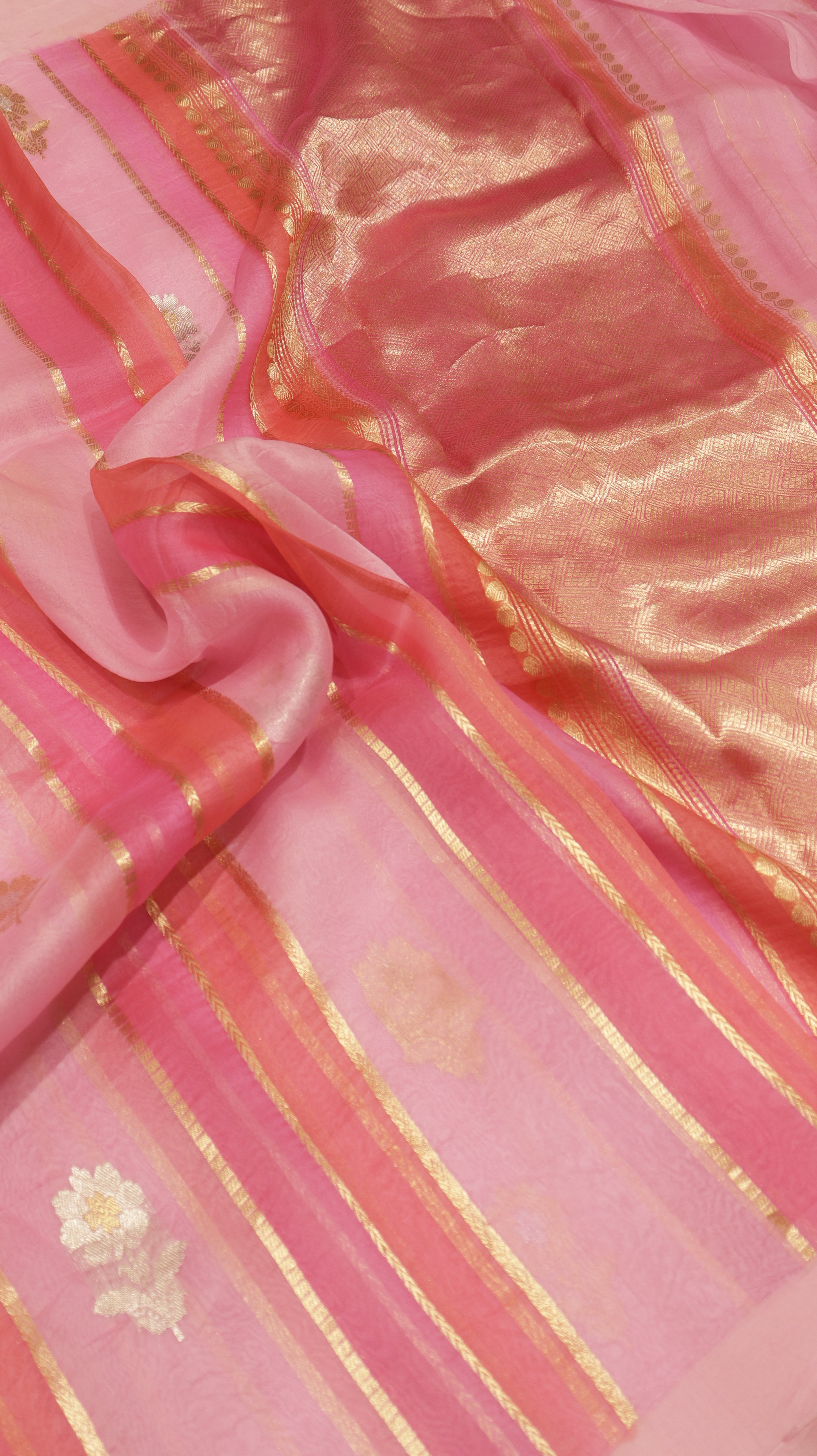Pre-Order : Handloom Kora Silk Saree