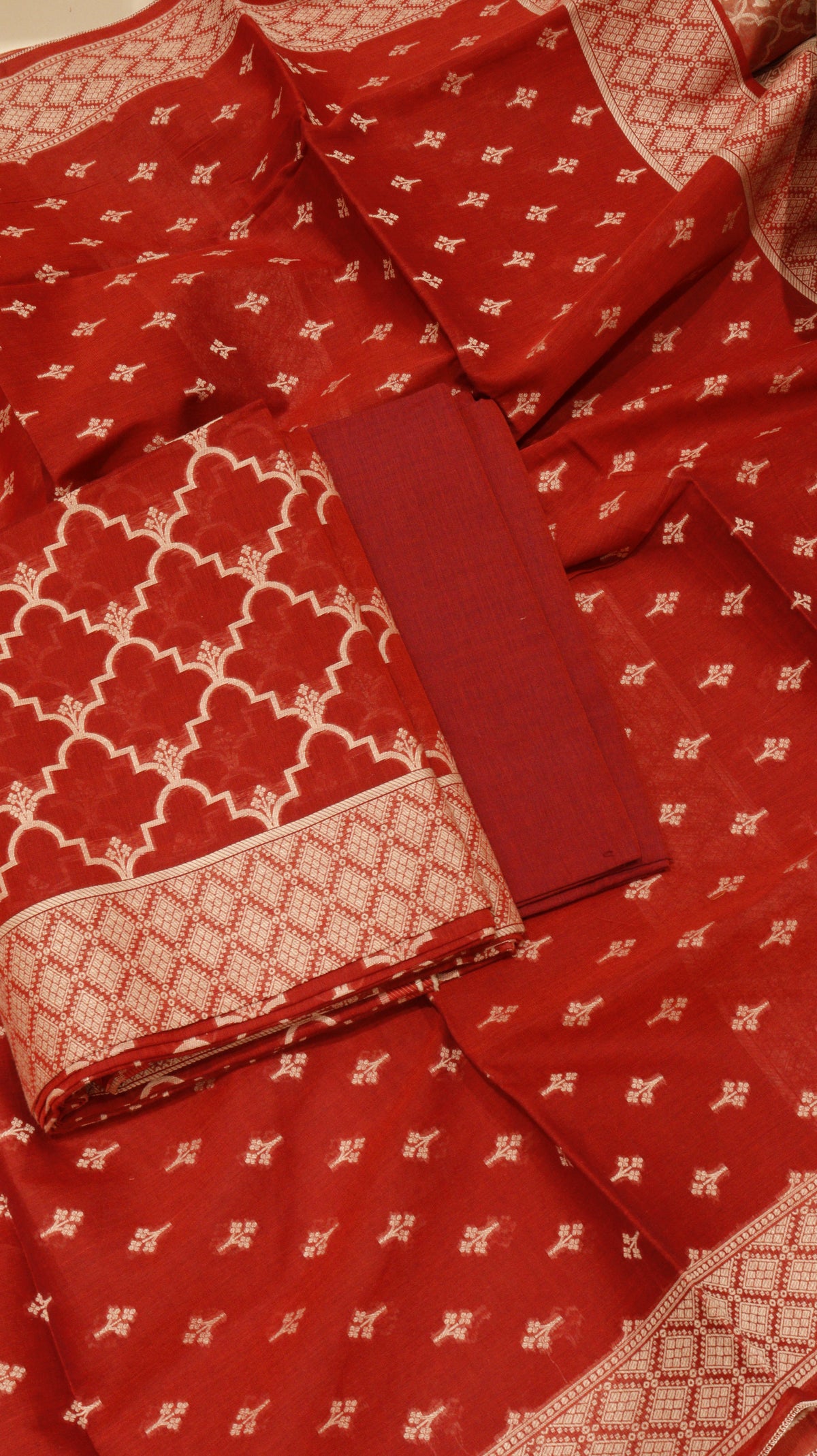 Jamdani Mul Cotton Suit