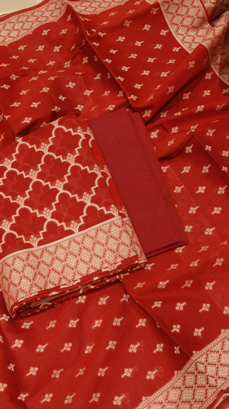 Jamdani Mul Cotton Suit