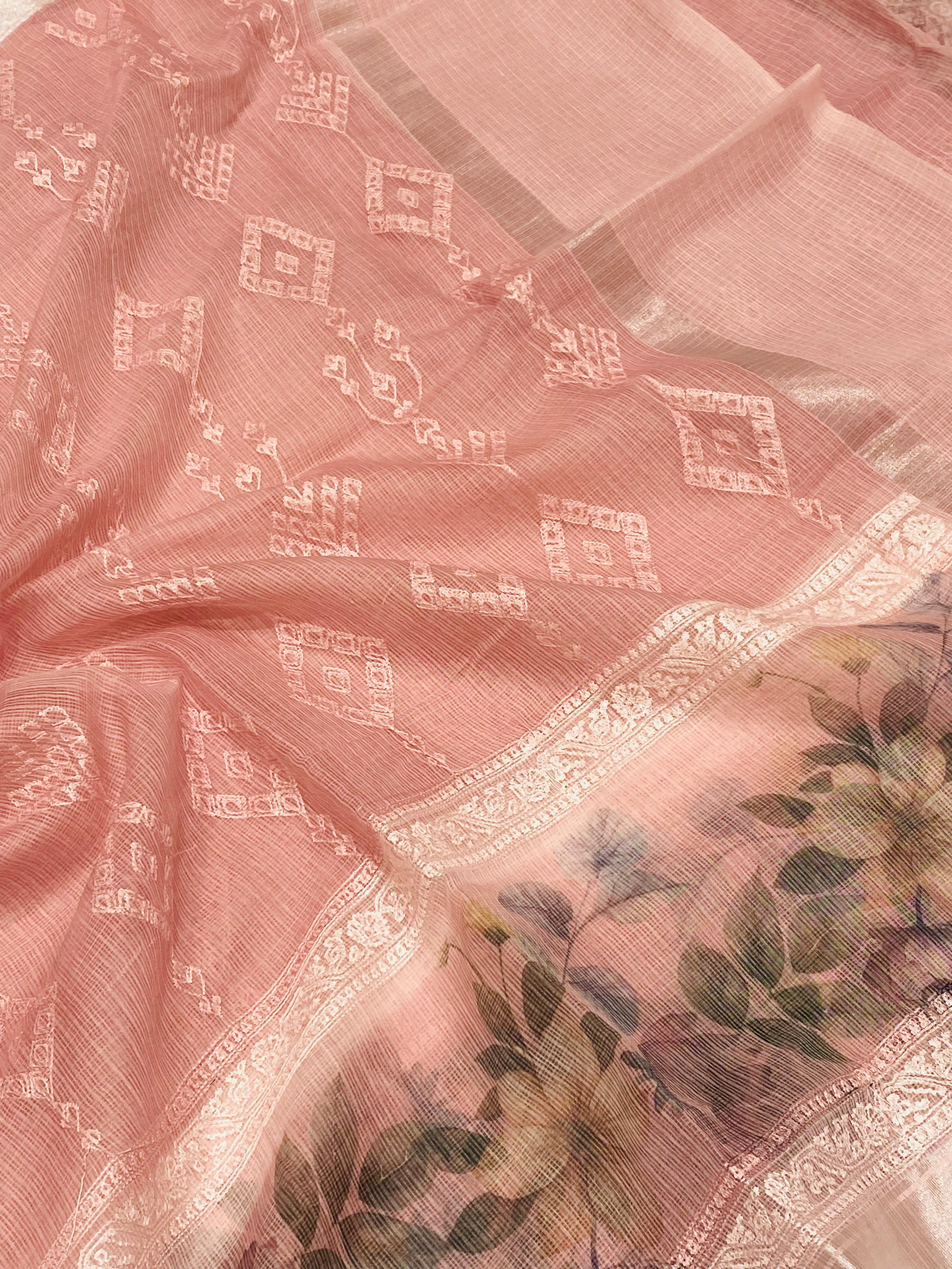 Semi Kota cotton saree