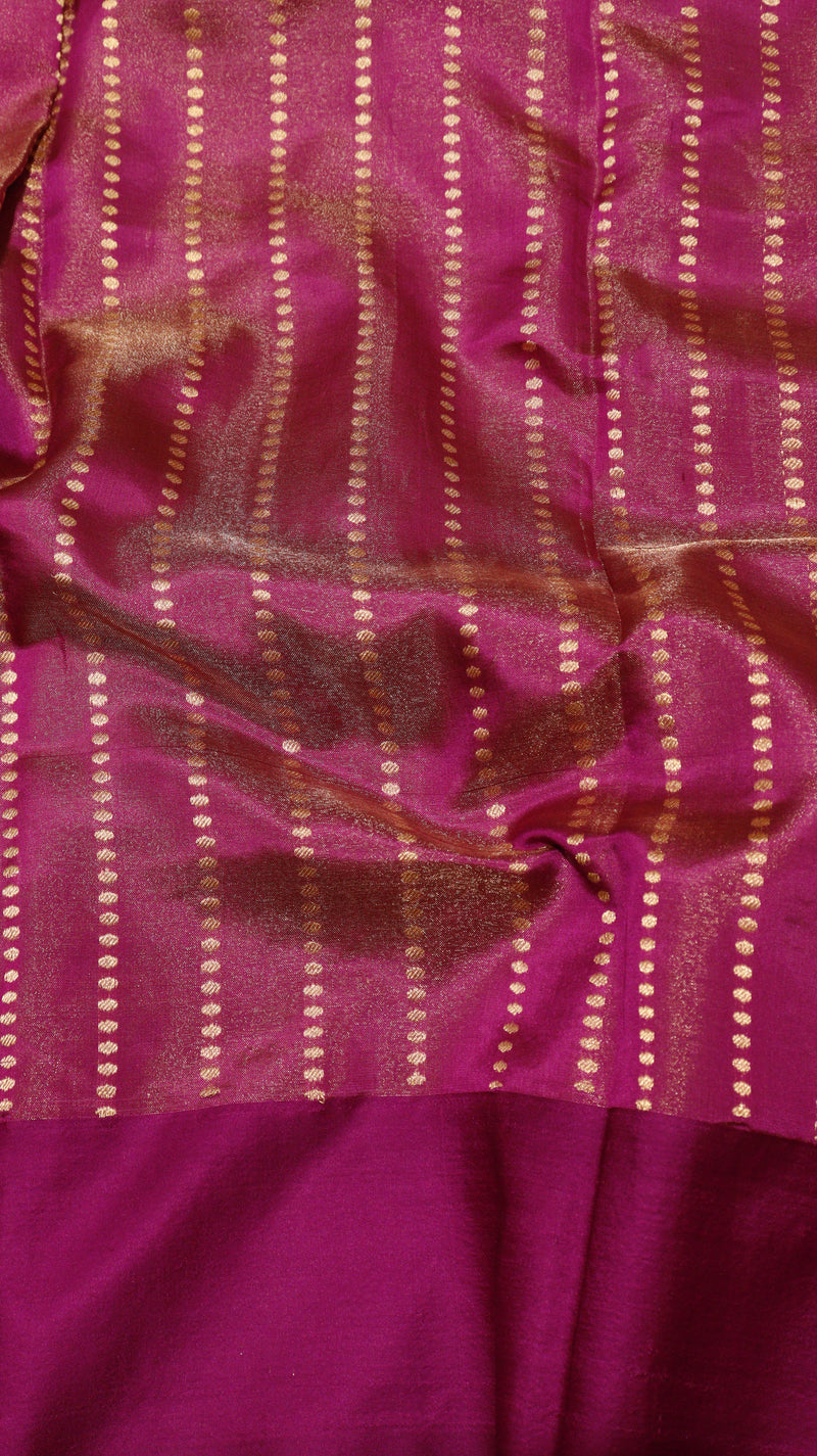 Pure Tissue Banarasi Saree - Satin Border