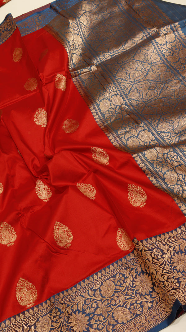 Handloom Pure Katan Silk Saree