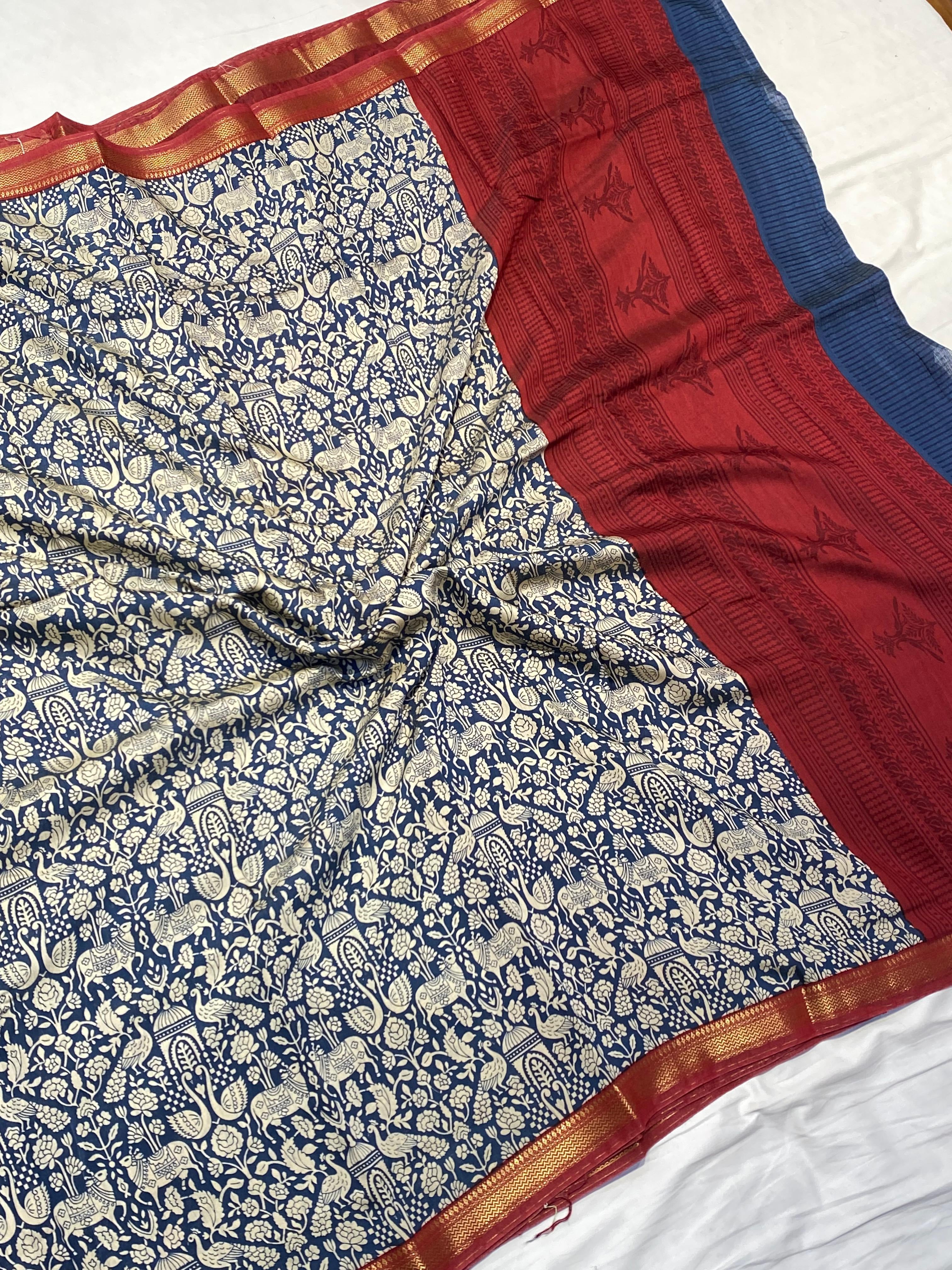 Semi Chiniya Saree