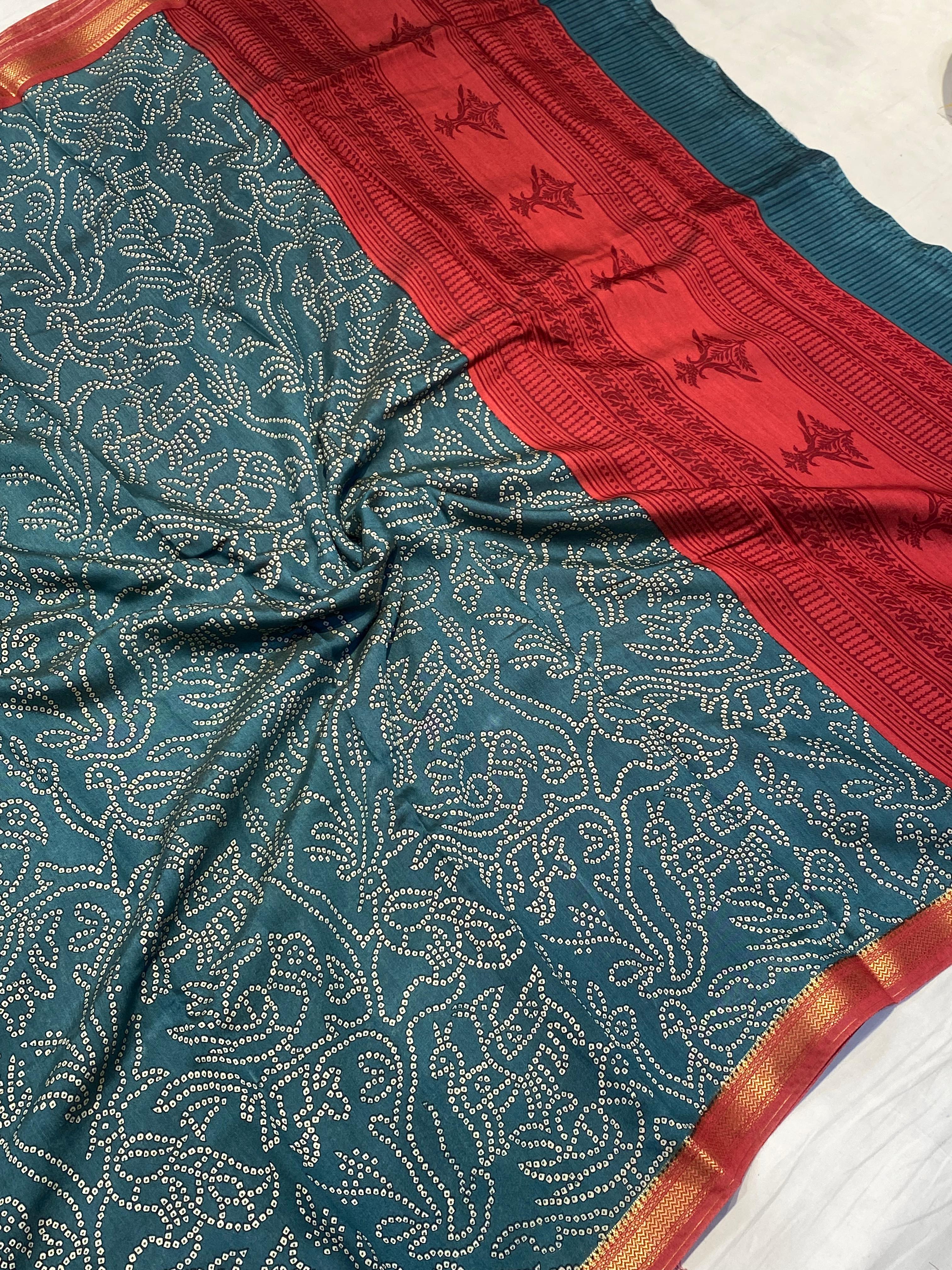 Semi Chiniya Saree
