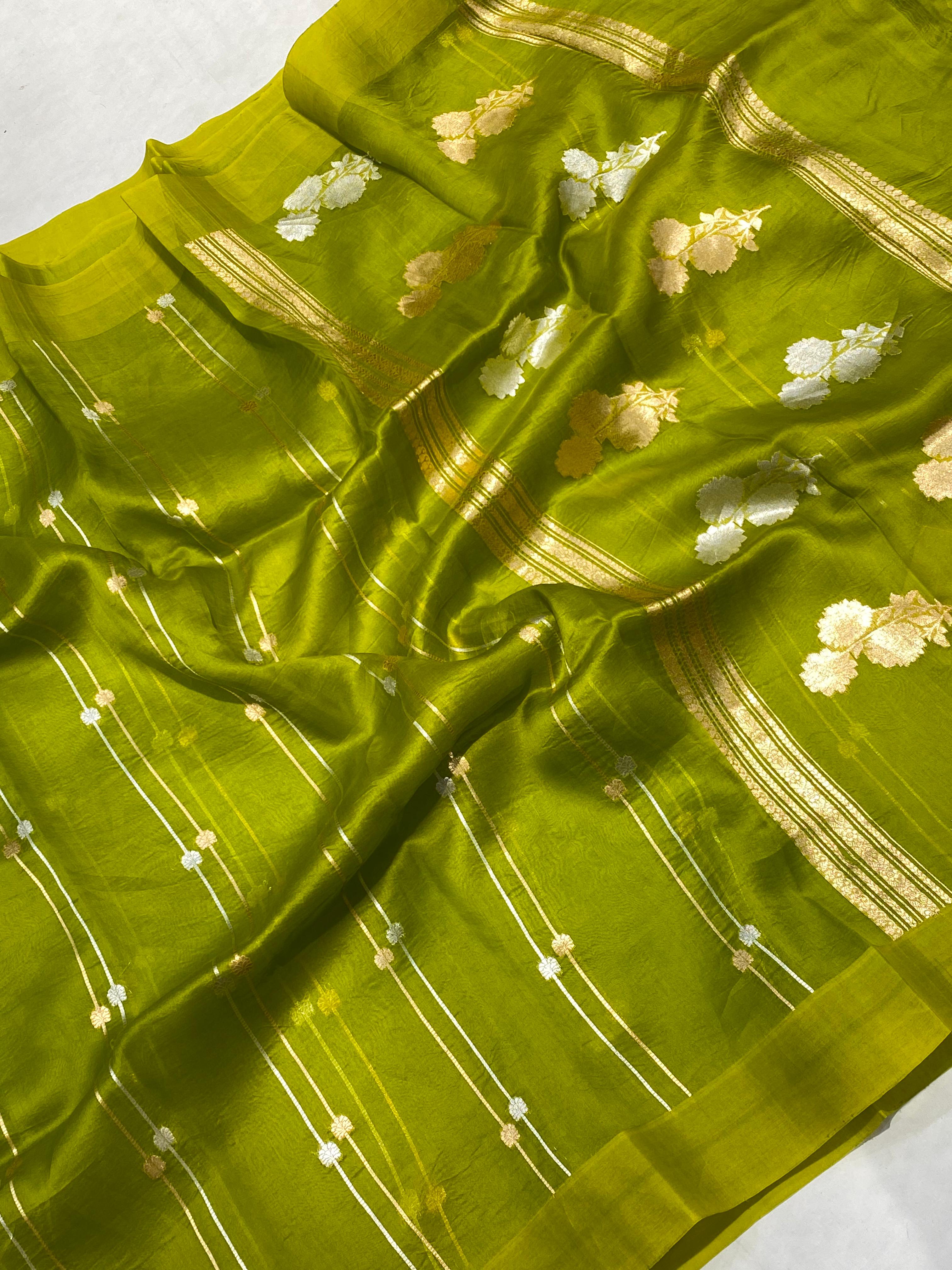 Pre-order:Handloom Pure Kora Silk Saree