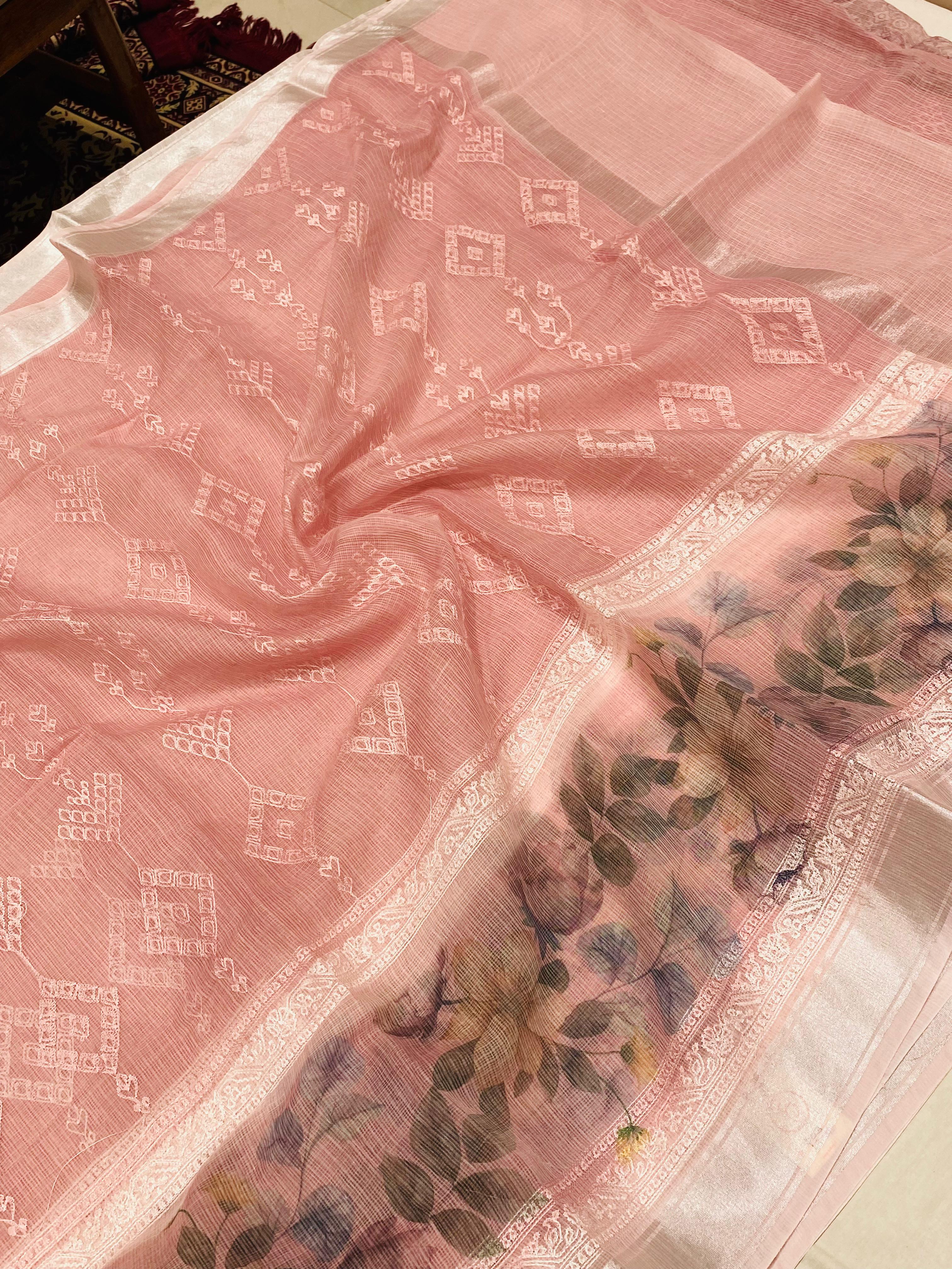 Semi Kota cotton saree