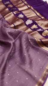 Pure Handloom Kora Silk Saree