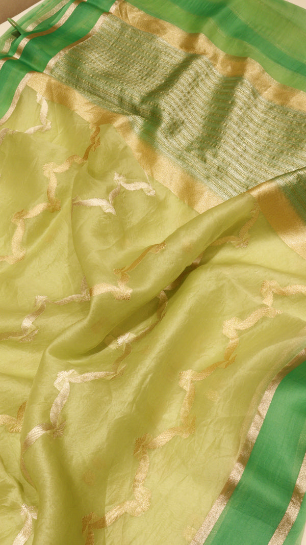 Handloom Pure Kora Silk Saree