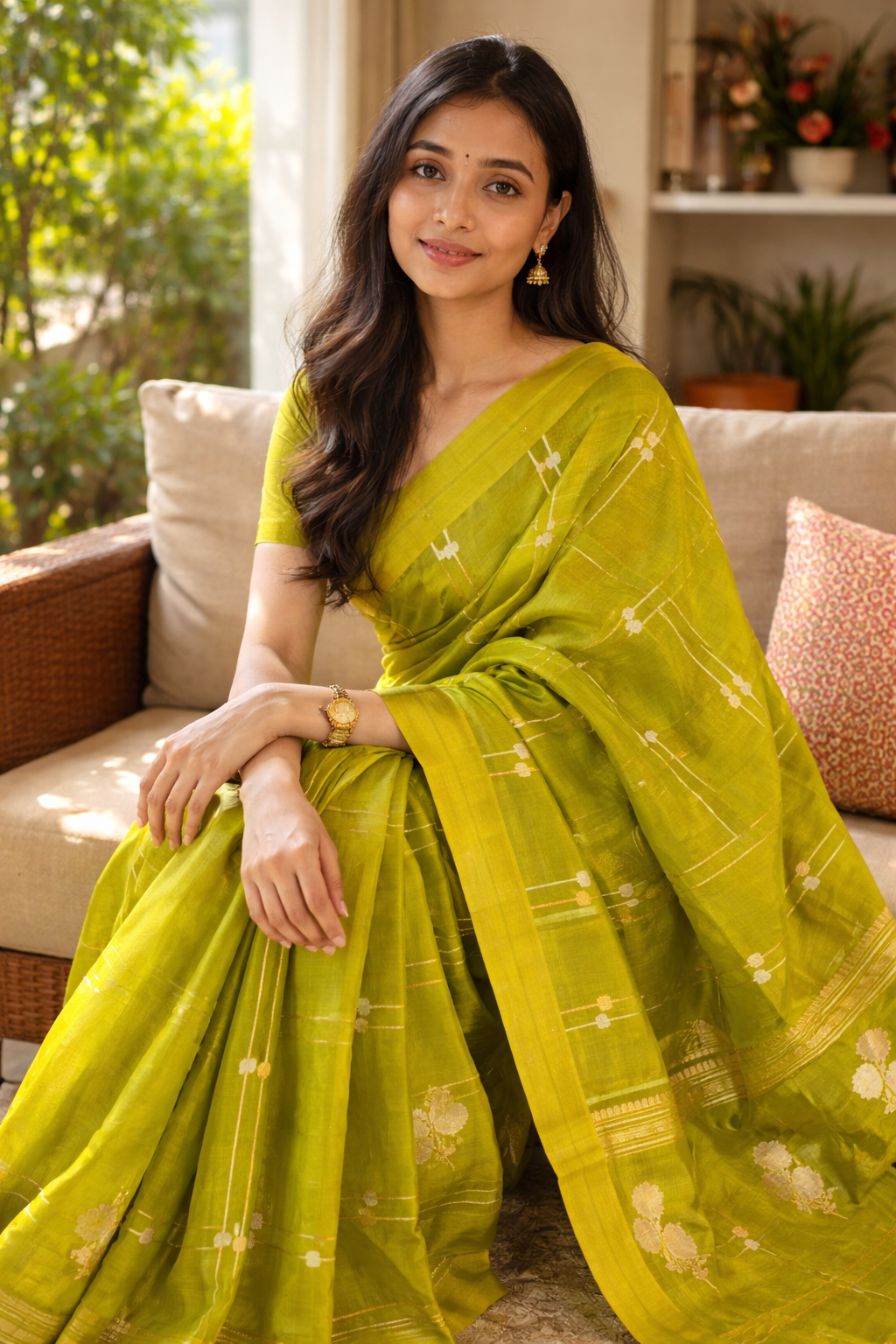 Pre-order:Handloom Pure Kora Silk Saree