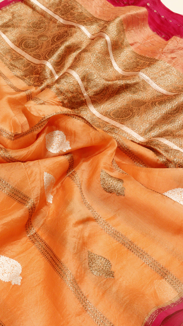 Pure Handloom Kora Silk Saree