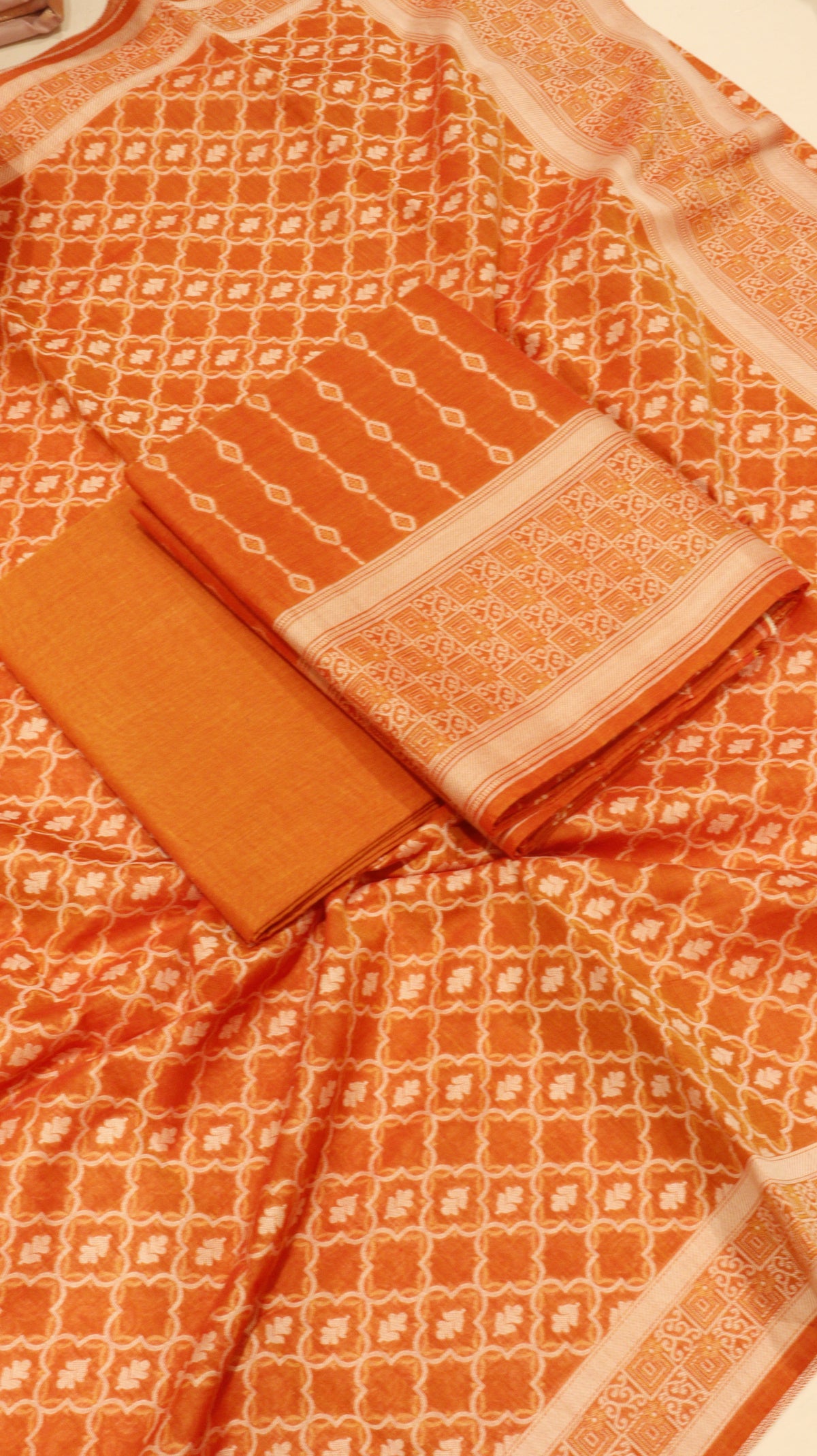 Jamdani Mul Cotton Suit Set