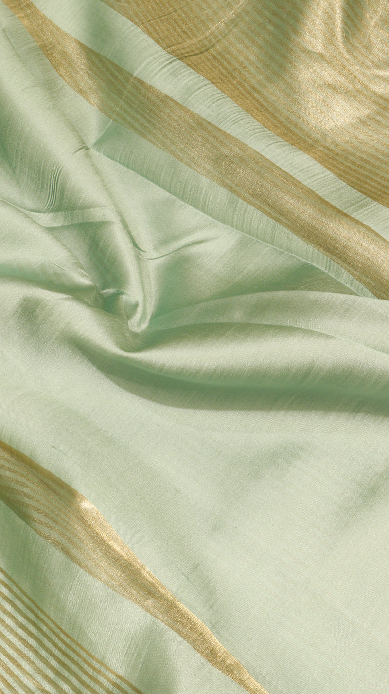 Striped Tissue Katan Silk Saree