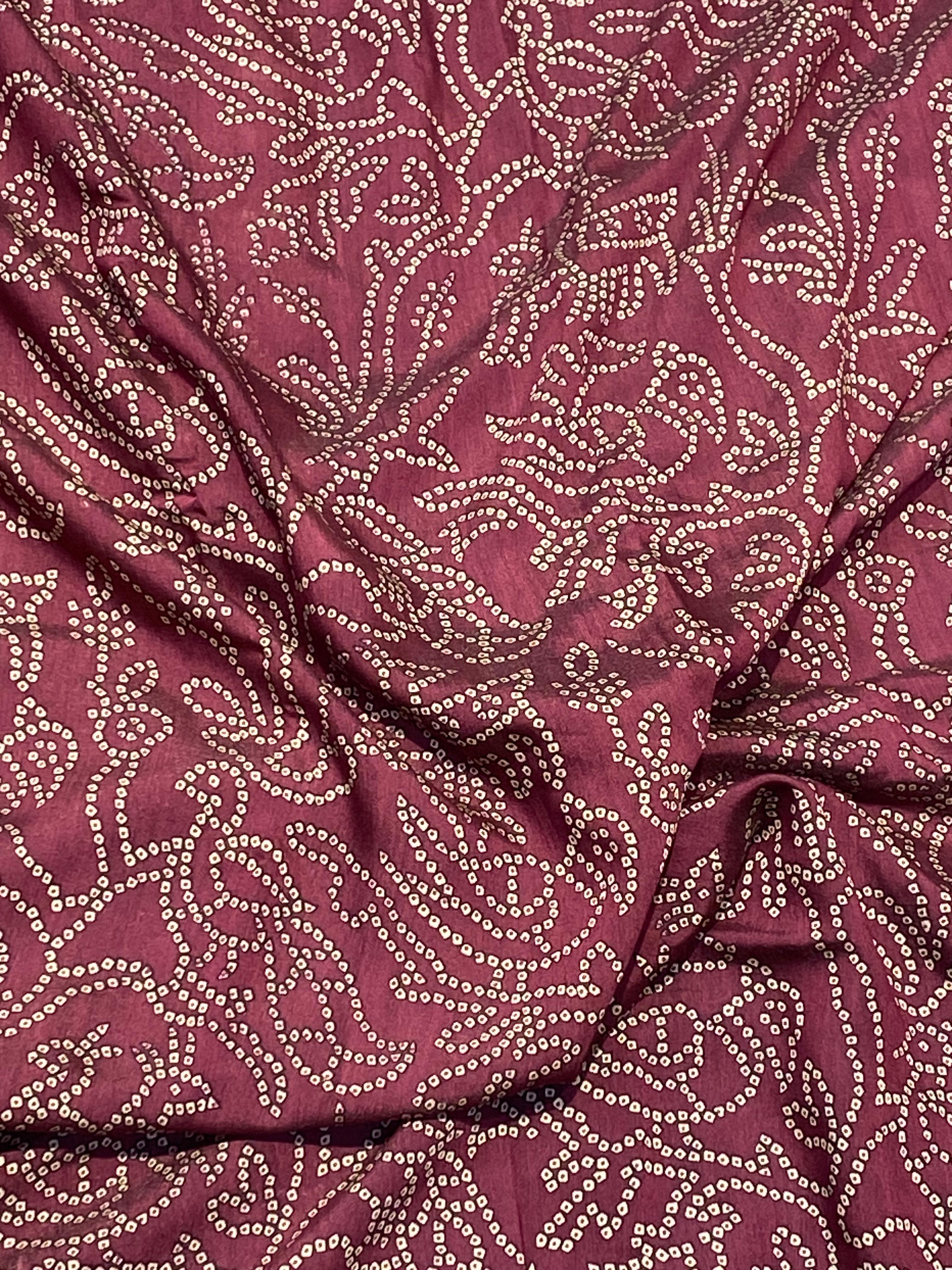 Semi Chiniya Saree
