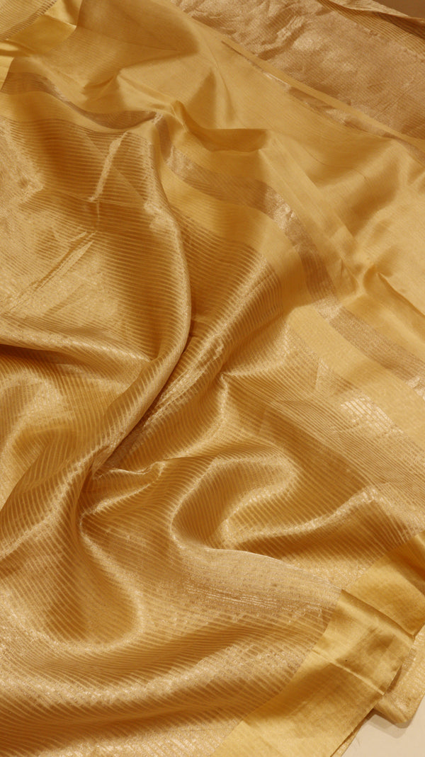 Striped Tissue Katan Silk Saree