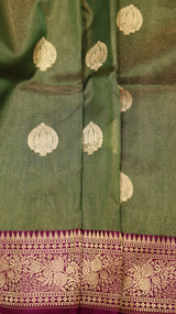 Pure Tissue Banarasi Saree - Satin Border