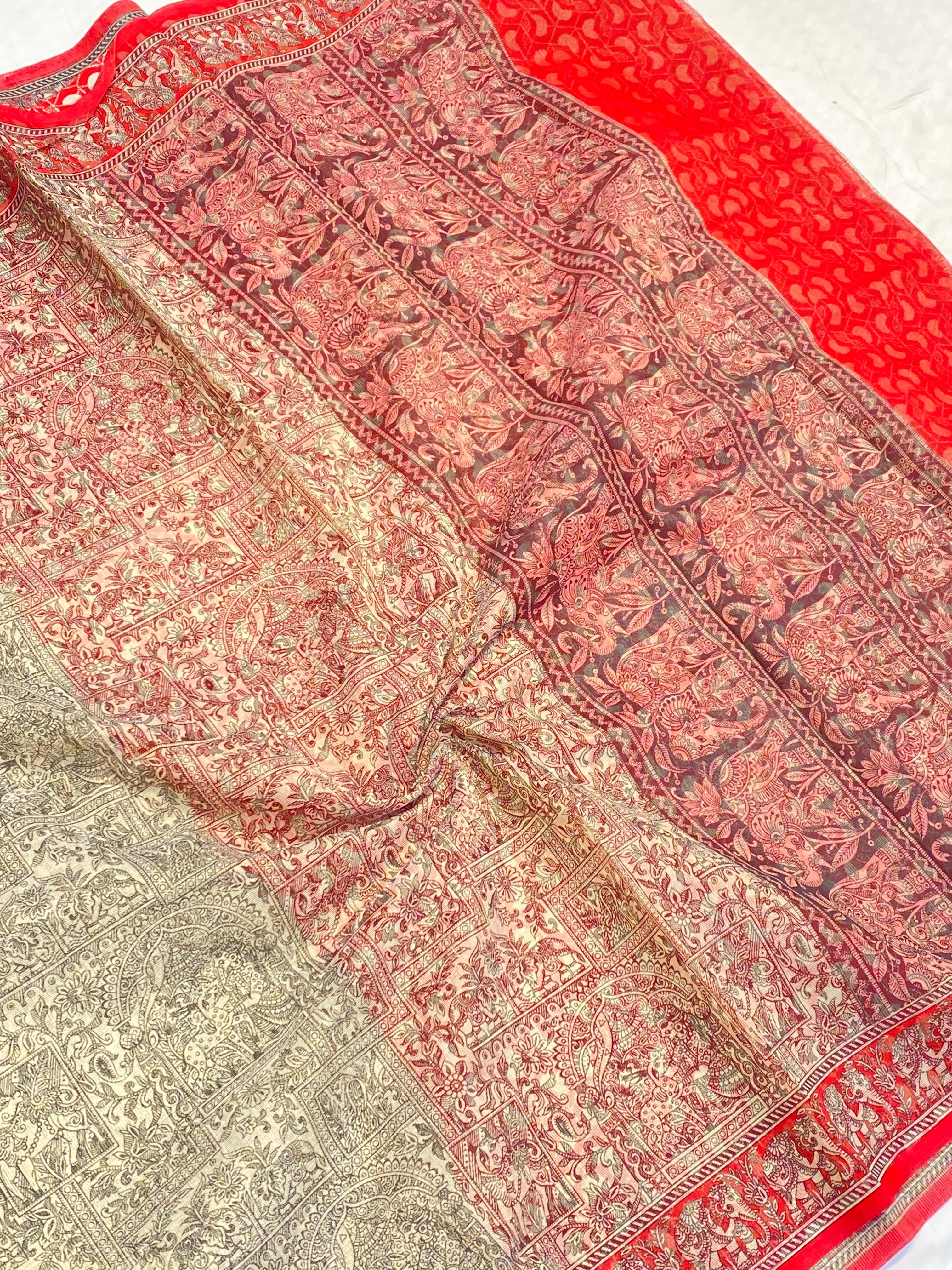 Semi Cotton Kota Saree