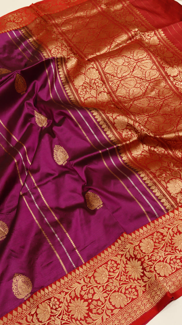 Handloom Pure Katan Silk Saree