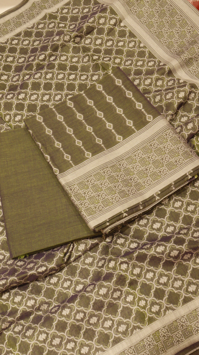 Jamdani Mul Cotton Suit Set