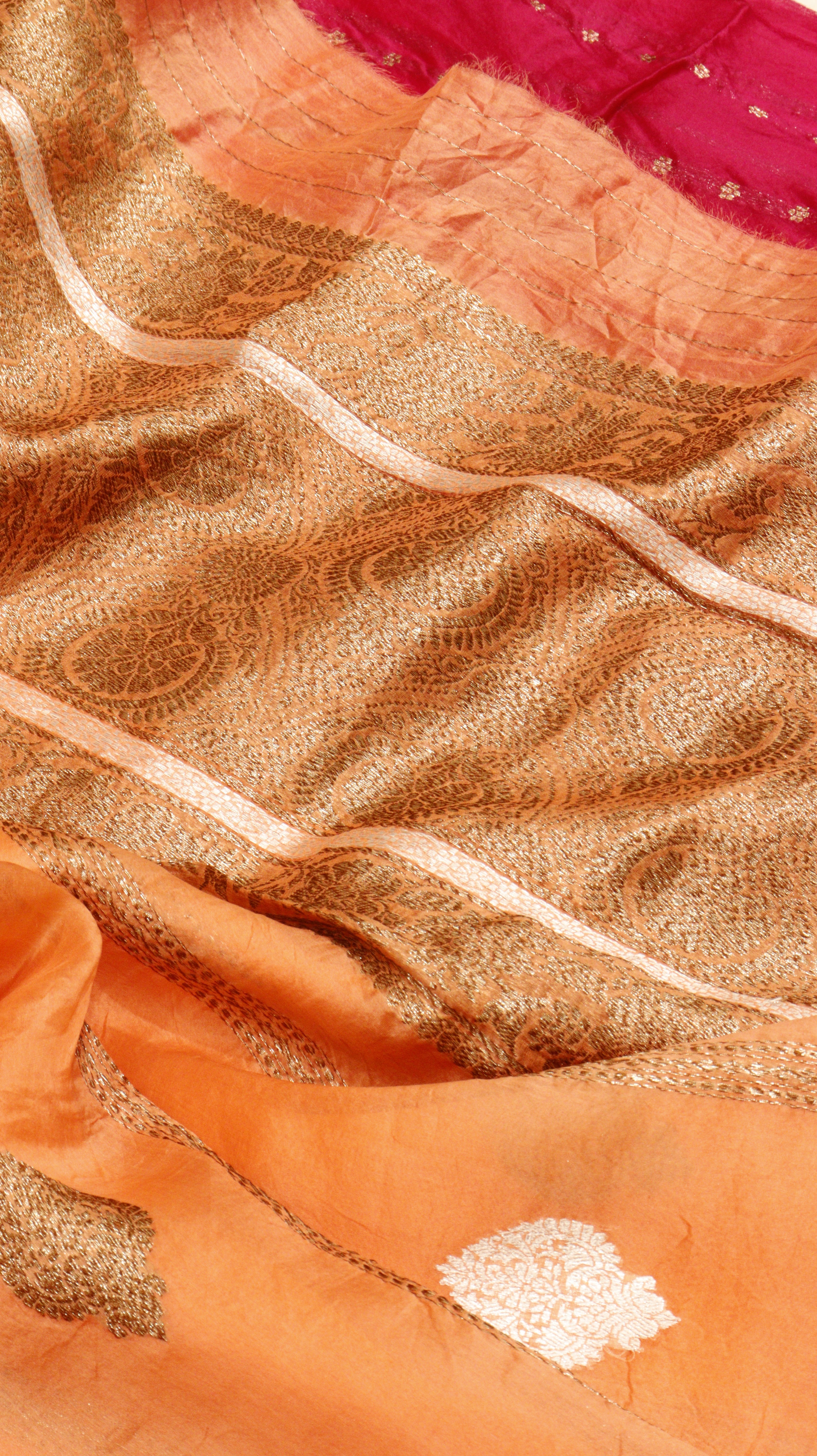 Pre-Order : Handloom Pure Kora Silk Saree