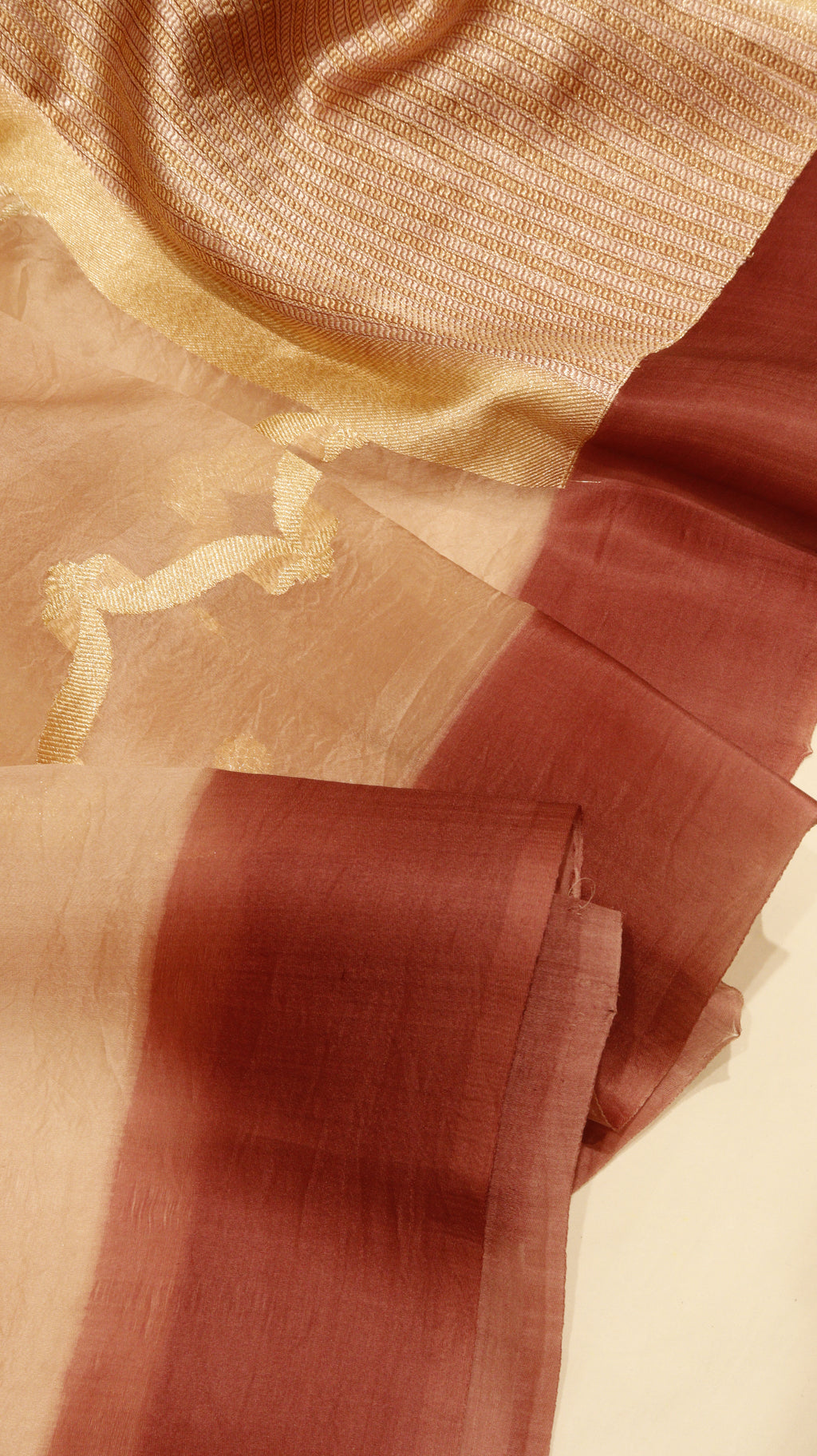 Pre-Order : Handloom Pure Kora Silk Saree
