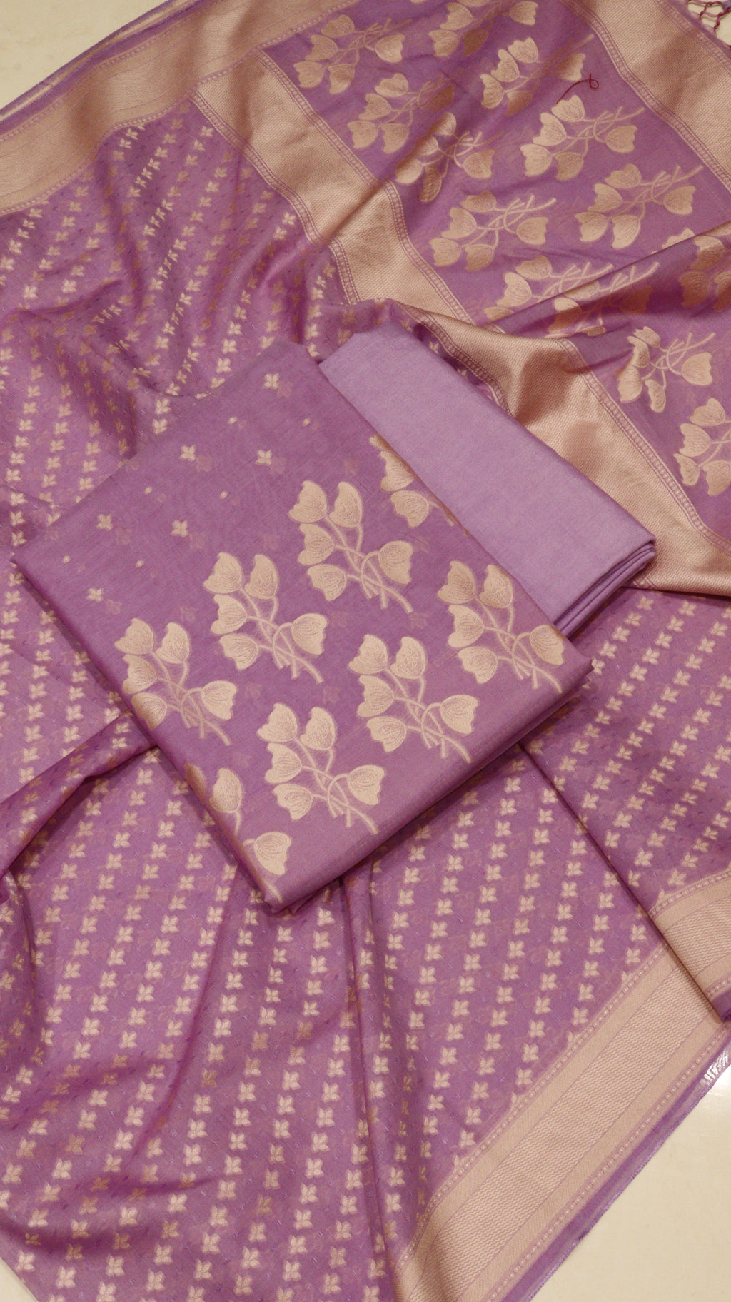 Pure Cotton Resham Suit Set