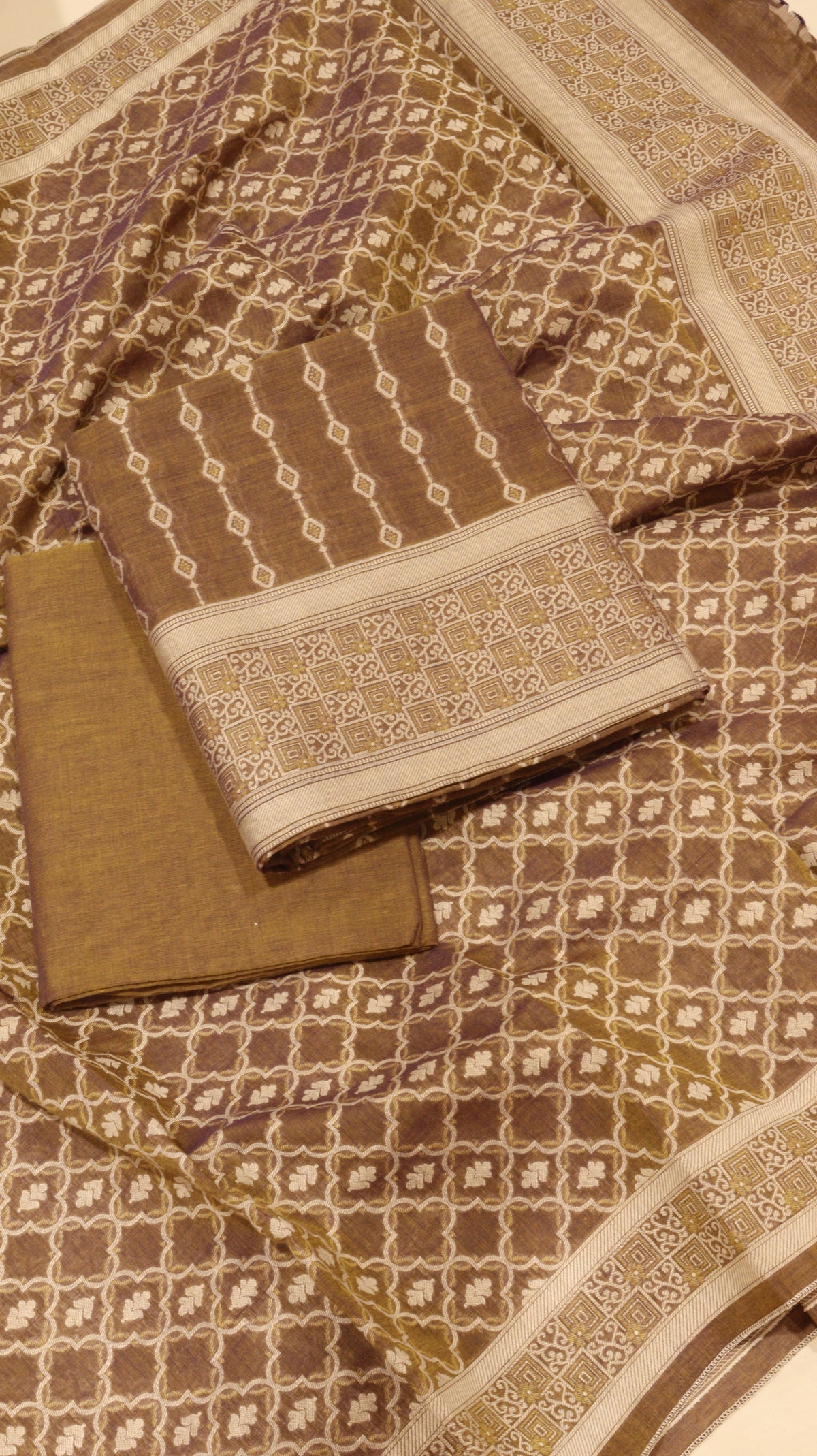 Jamdani Mul Cotton Suit Set