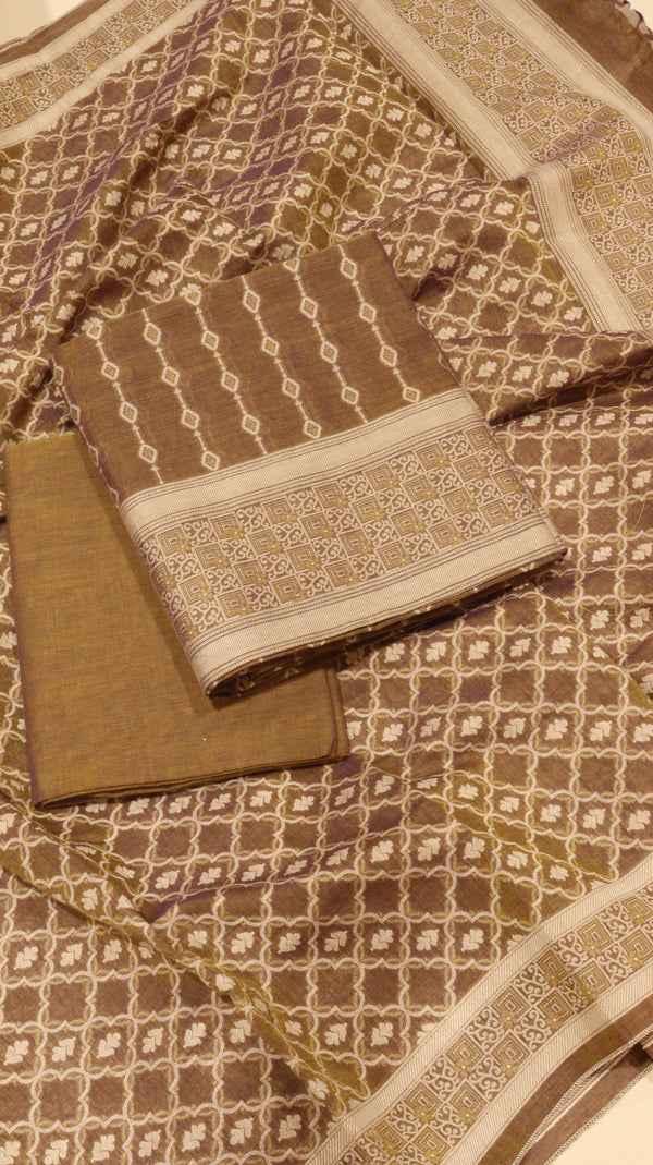 Jamdani Mul Cotton Suit Set