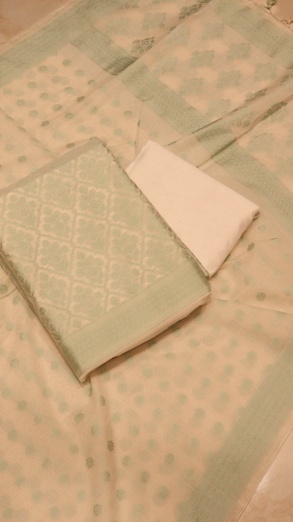 Resham Pure Cotton Suit Set