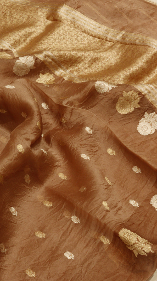 Pure Handloom Kora Silk Saree