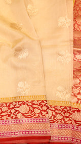 Pure Tissue Banarasi Saree - Satin Border